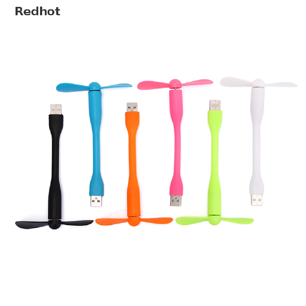 &lt; Redhot &gt; Quạt Thể Thao Mini Có Thể Tháo Rời Sạc Lại Qua Cổng USB