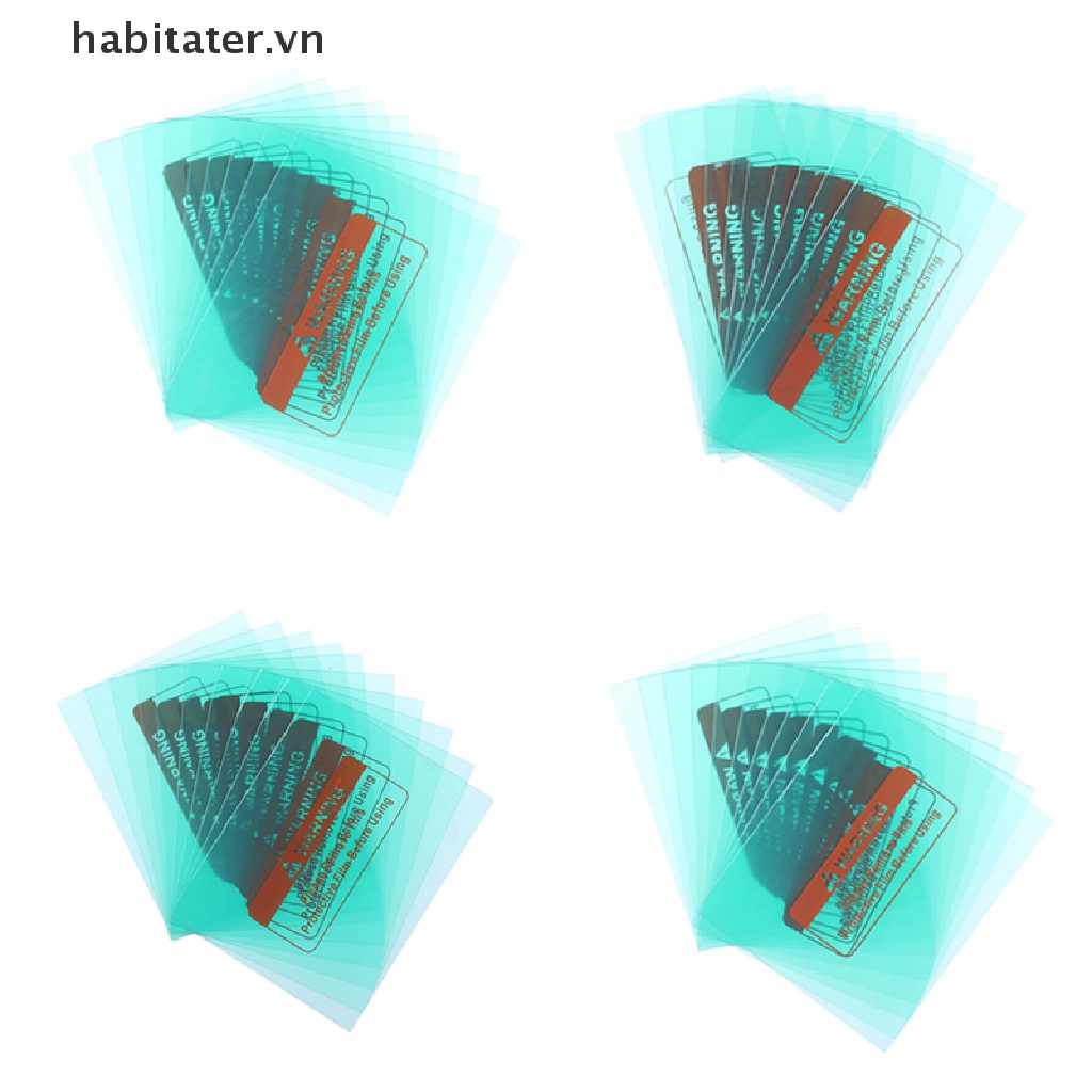 Set 5 Tấm Lọc Bằng Nhựa Bảo Vệ Mặt Nạ Hàn Tự Động Tối