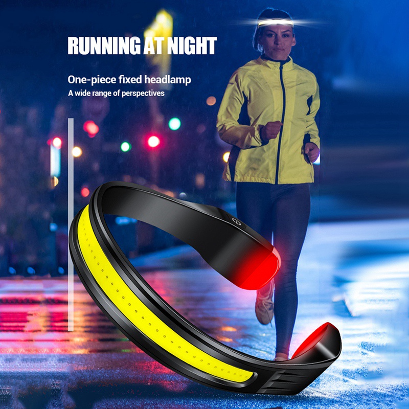 Đèn LED Đội Đầu Chạy Bộ Có Thể Sạc Lại Siêu Sáng Chất Lượng Cao