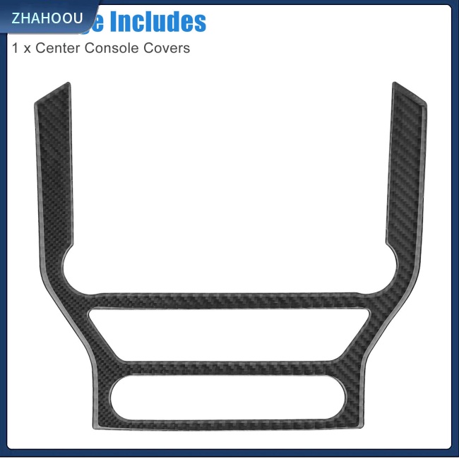 ☃Nhà Cửa☃ Miếng Dán In Họa Tiết Sợi Carbon Trang Trí Bảng Điều Hướng Xe Hơi Mustang