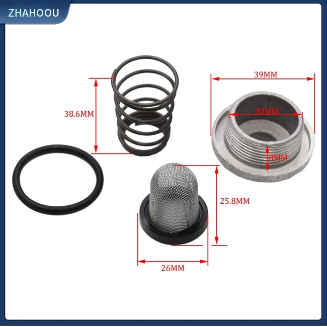 ☃Nhà Cửa☃ Bộ Phụ Kiện Nút Lọc Dầu Động Cơ Gy6 50 80 Gy6125 / 150