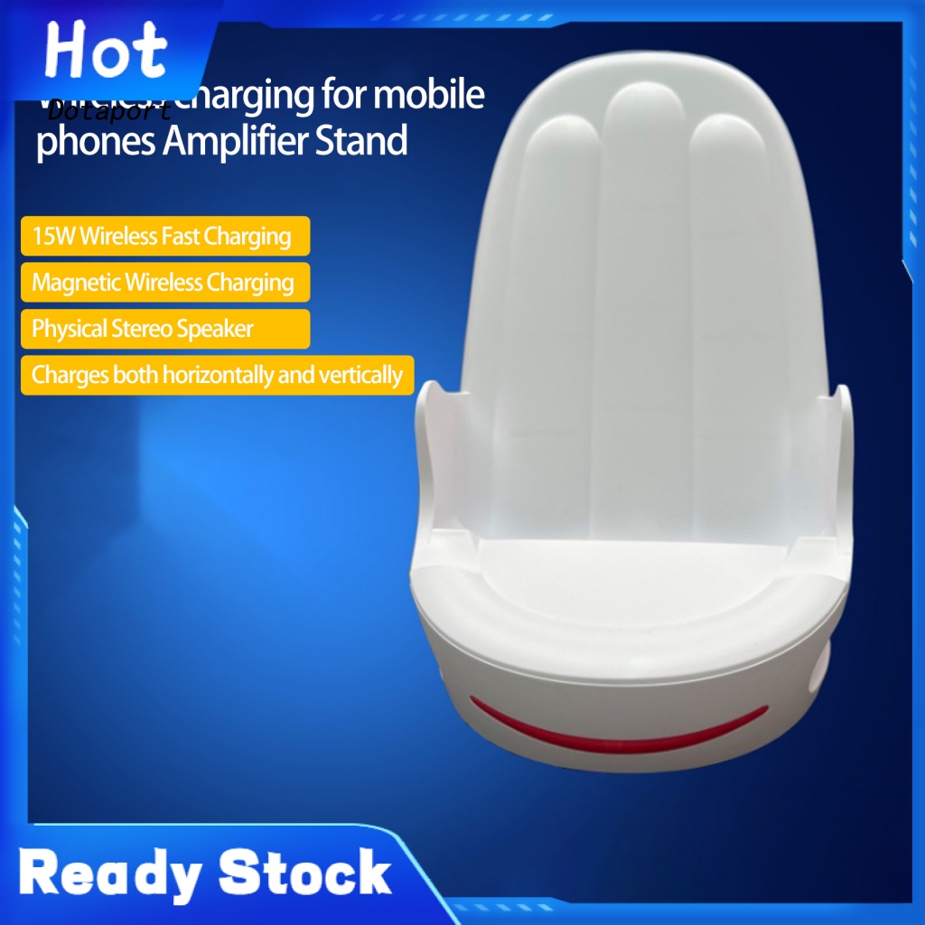1 Bộ Đế Sạc Điện Thoại Megaphone Không Dây 15W Đa Chức Năng