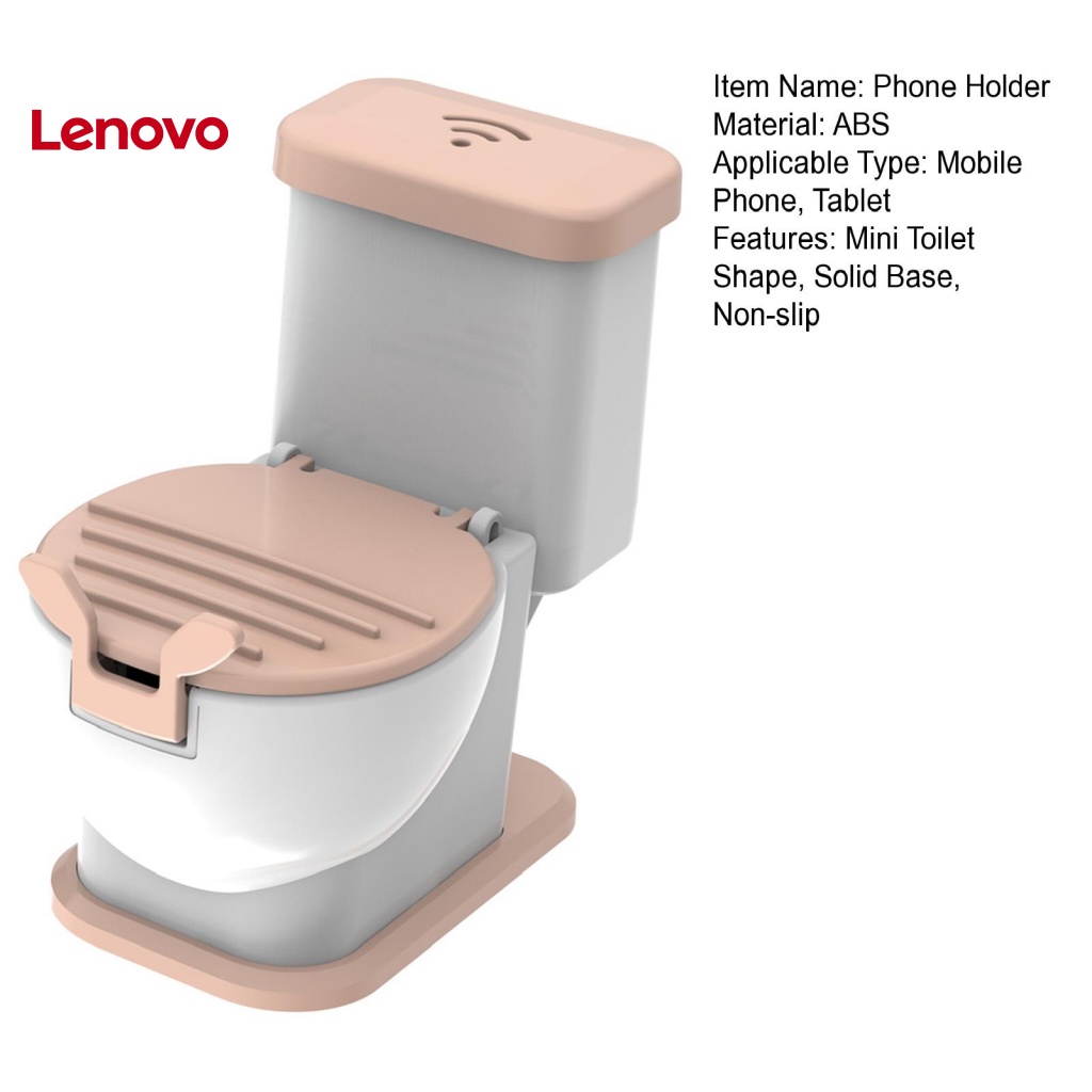 Giá Đỡ Điện Thoại Di Động Hình Toilet Mini Không Trơn Chỉnh Góc Họa Tiết Hoa Hướng Dương