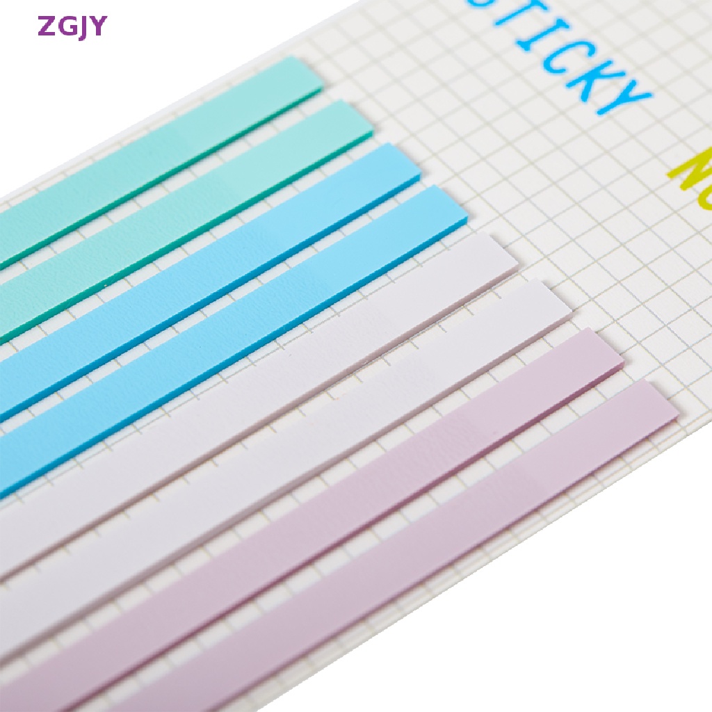 Set 160 Miếng Dán Ghi Chú Màu Macaron Trong Suốt Siêu Mỏng Tiện Dụng Cho Học Sinh / Văn Phòng Mới