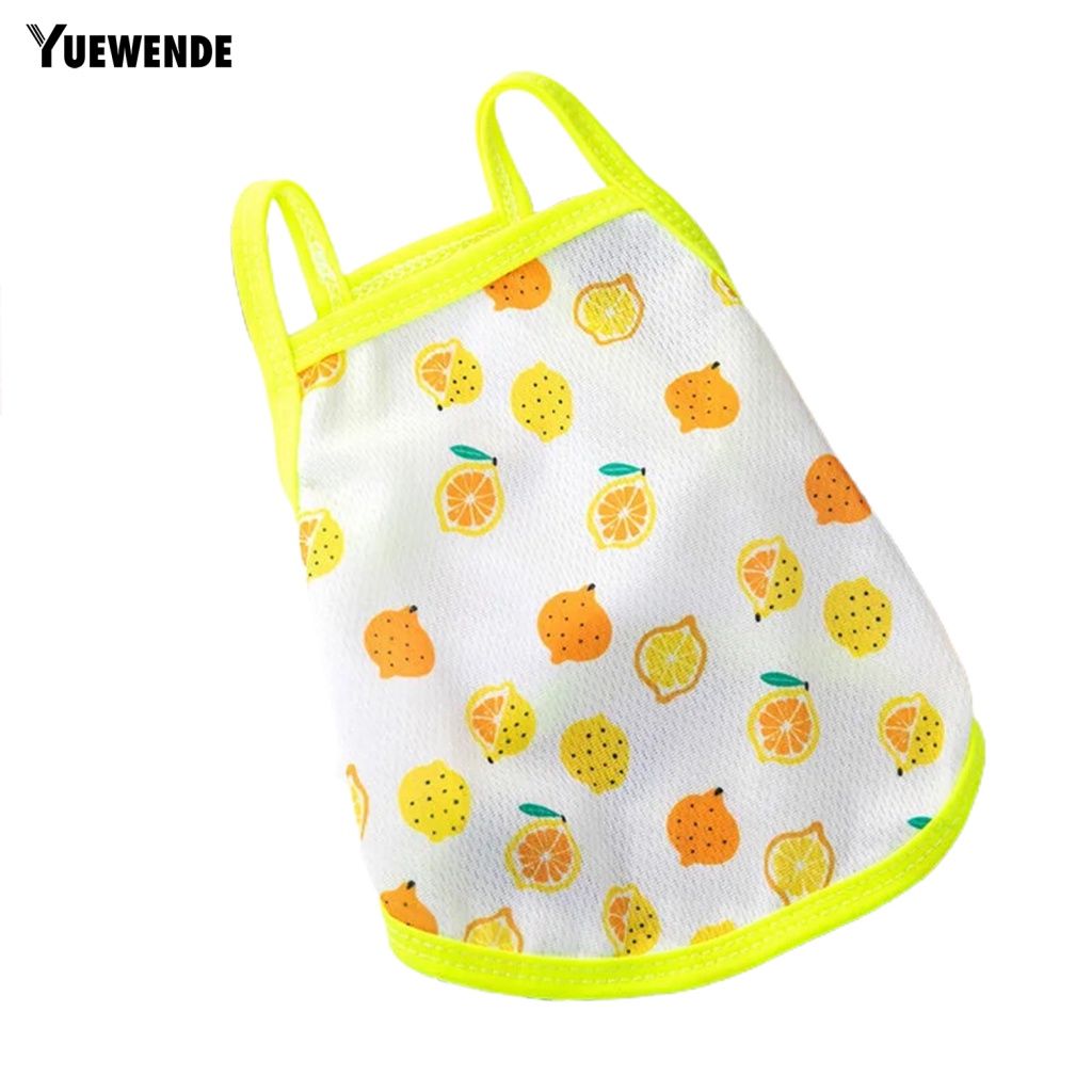 Áo Sát Nách Chống Muỗi Họa Tiết Hoạt Hình Dễ Thương Cho Thú Cưng