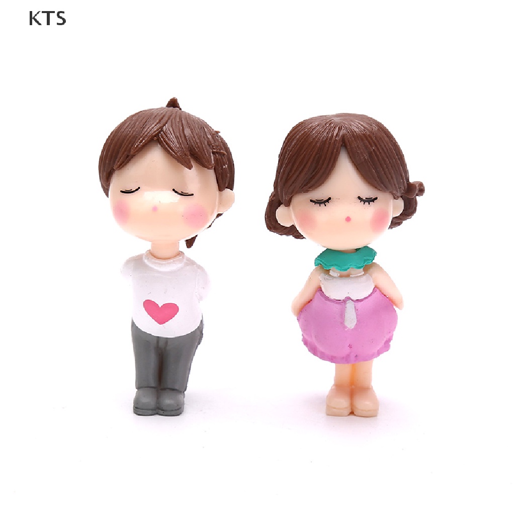 Set 2 Mô Hình Cặp Đôi Xinh Xắn Trang Trí Tiểu Cảnh