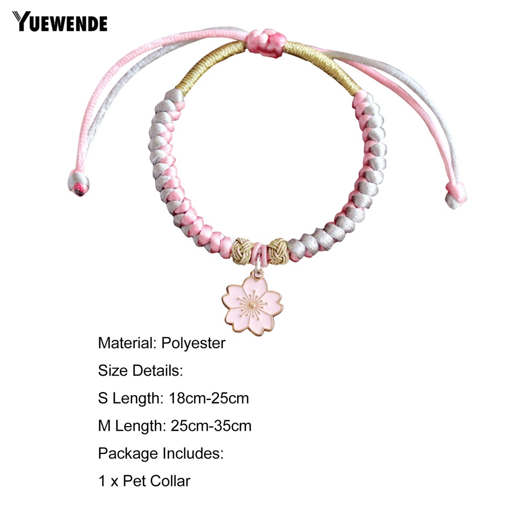 Dây Dắt May Mắn YE.B Kèm Đồ Trang Trí Đeo Cổ Cho Thú Cưng