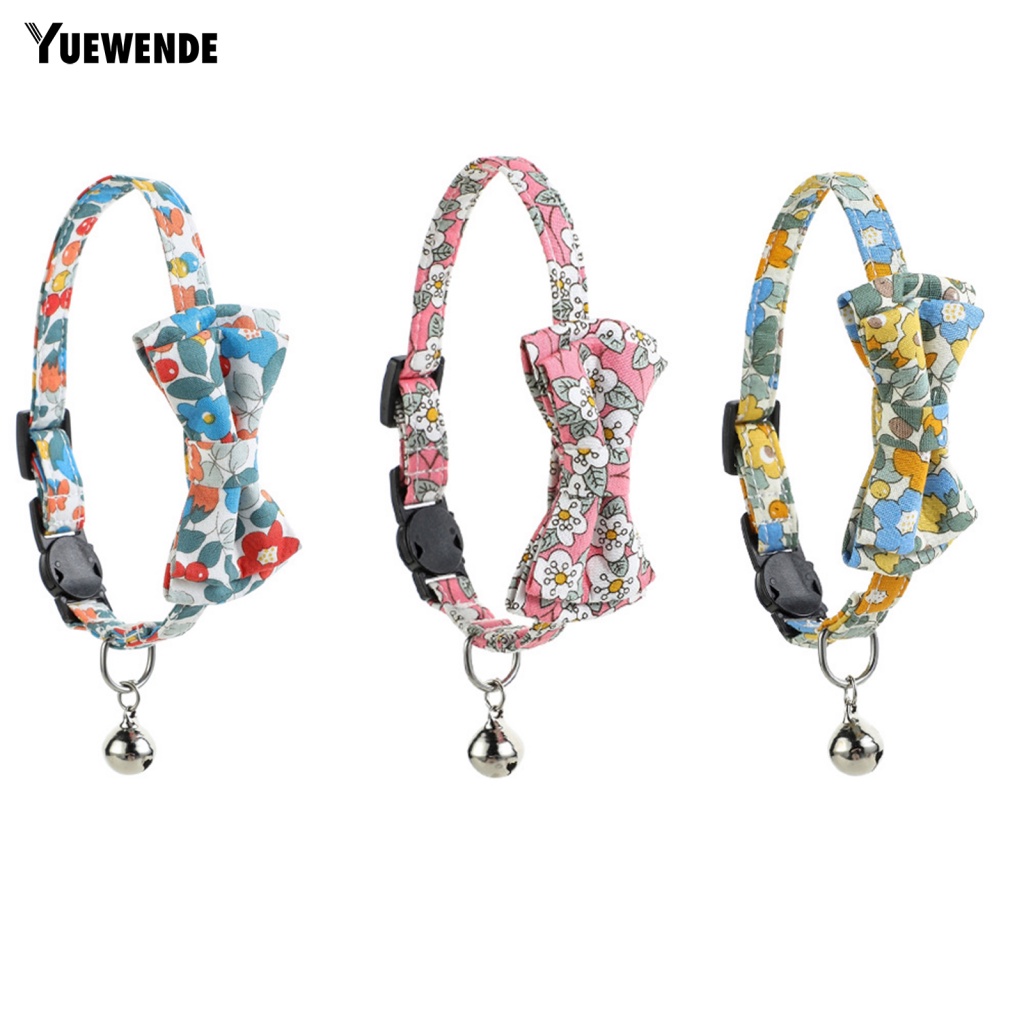 Vòng Cổ Cotton Gắn Chuông Thời Trang Cho Thú Cưng
