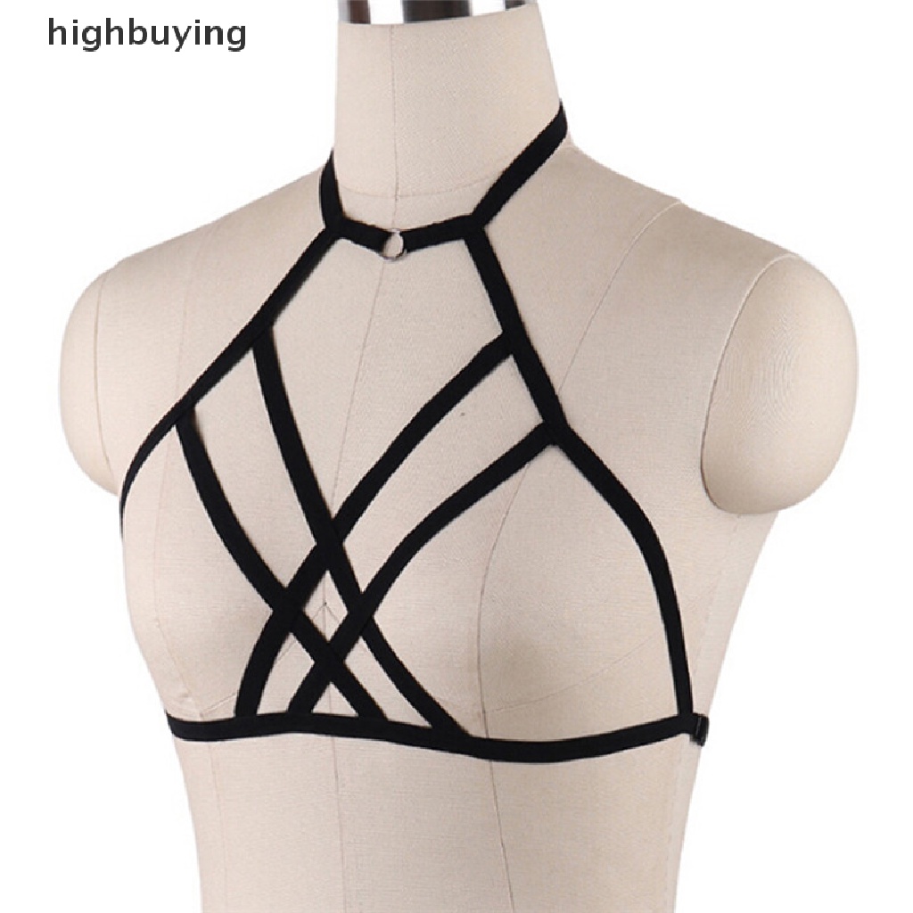 Hbvn Belle Áo Lót Dạng Dây Xích Co Giãn Phong Cách Gothic Cho Nữ