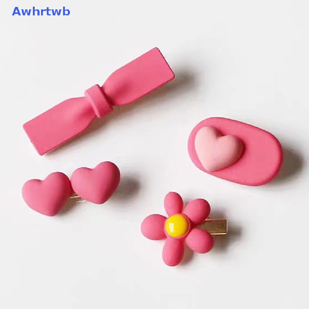 Kẹp Tóc Hình Trái Tim Dễ Thương Cho Bé Gái Mới