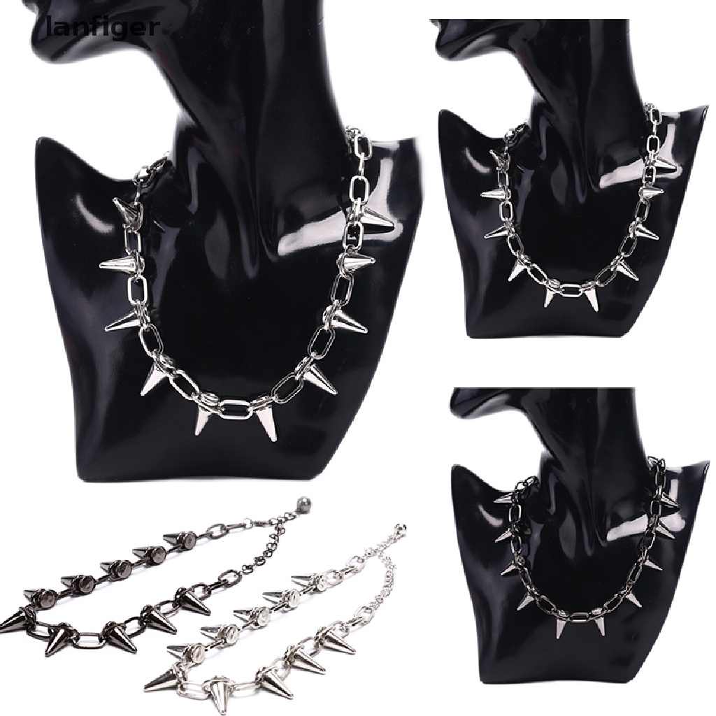 Vòng Cổ Choker Đinh Tán Phong Cách Punk Rock Mới