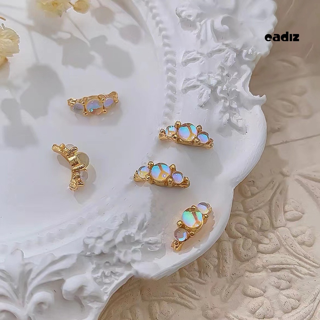 Bộ 5 Đá Đính Trang Trí Móng Tay Lấp Lánh DIY