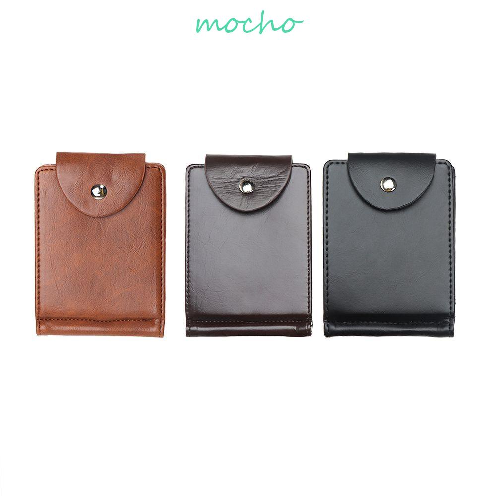 Ví Da PU Đựng Tiền MOCHO Có Khóa Cài Tiện Dụng Cho Nam