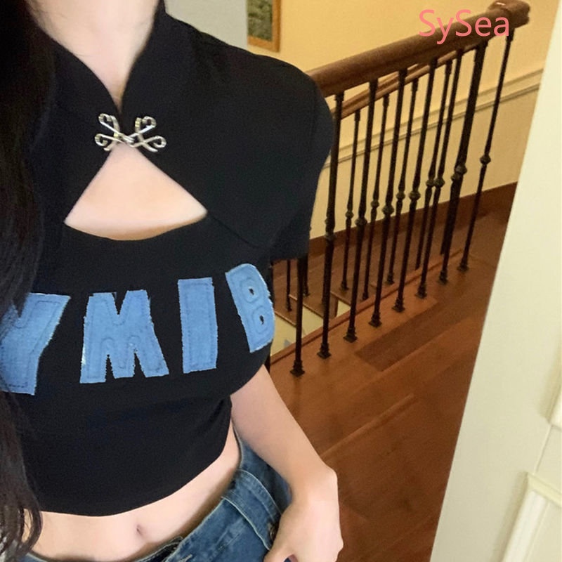 Áo Thun In Chữ Thời Trang Hè Năng Động Cho Nữ