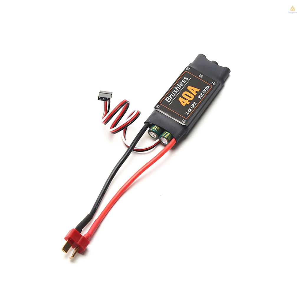 Bộ Điều Khiển Tốc Độ Điện Tử Không Chổi Than ESC 2-4S XT60 Phích Cắm 5V 3A BEC 3.5MM Cho Trực Thăng Điều Khiển Từ Xa FPV F450 Mini