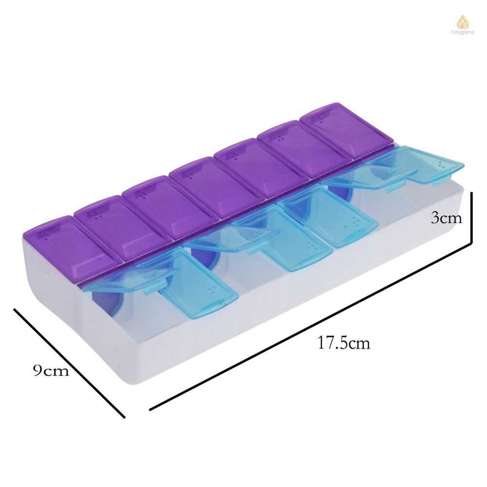 Hộp Đựng Tranh Đính Đá 14 Ngăn Tiện Lợi