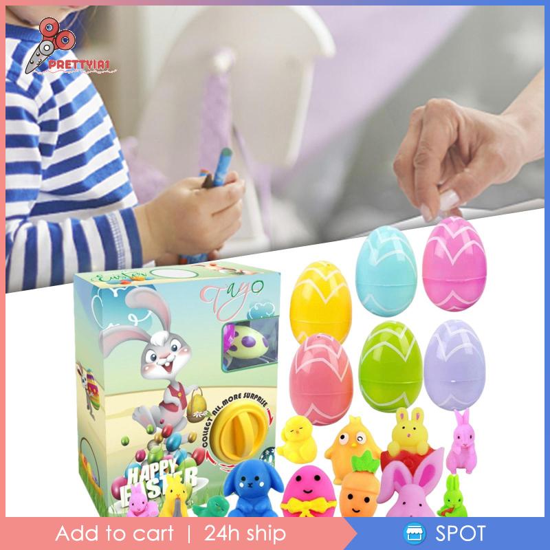 [Prettyia1] Đồ Chơi Giỏ Phục Sinh Nhồi Bông Có Đồ Chơi Cảm Biến