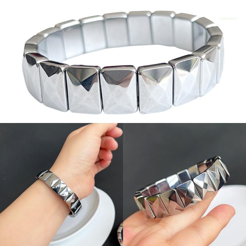 Vòng Tay Đá Terahertz Chữa Lành Bằng Năng Lượng Terahertz Cho Nam Và Nữ