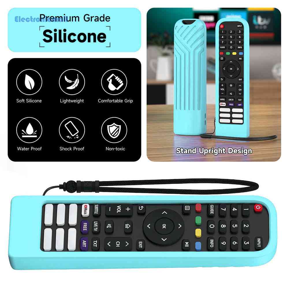 Vỏ Bọc Điều Khiển Từ Xa Bằng Silicone Chống Thất Lạc Cho Hisense EN2P30H EN2R30N EN2K30P [ElectronicMall01.vn]