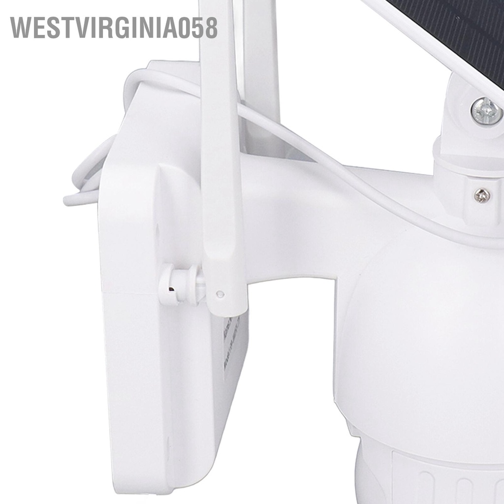 Westvirginia058 Camera Giám Sát Năng Lượng Mặt Trời 2MP 1080P HD Màu Nhìn Xuyên Đêm Liên Lạc Nội Bộ 2 Chiều Chống Nước WIFI Cho Gia Đình AO