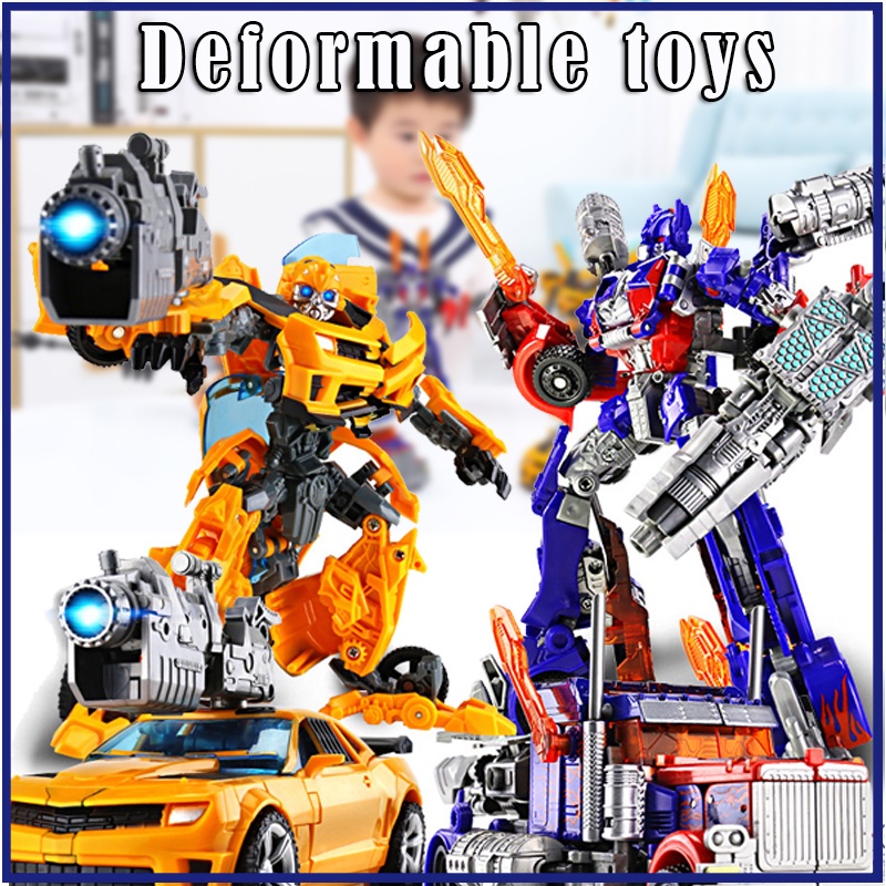 Đồ Chơi Robot Biến Hình Xe Hơi Biến Hình Tyrannosaurus Triceratops Optimus Prime Bumblebee
