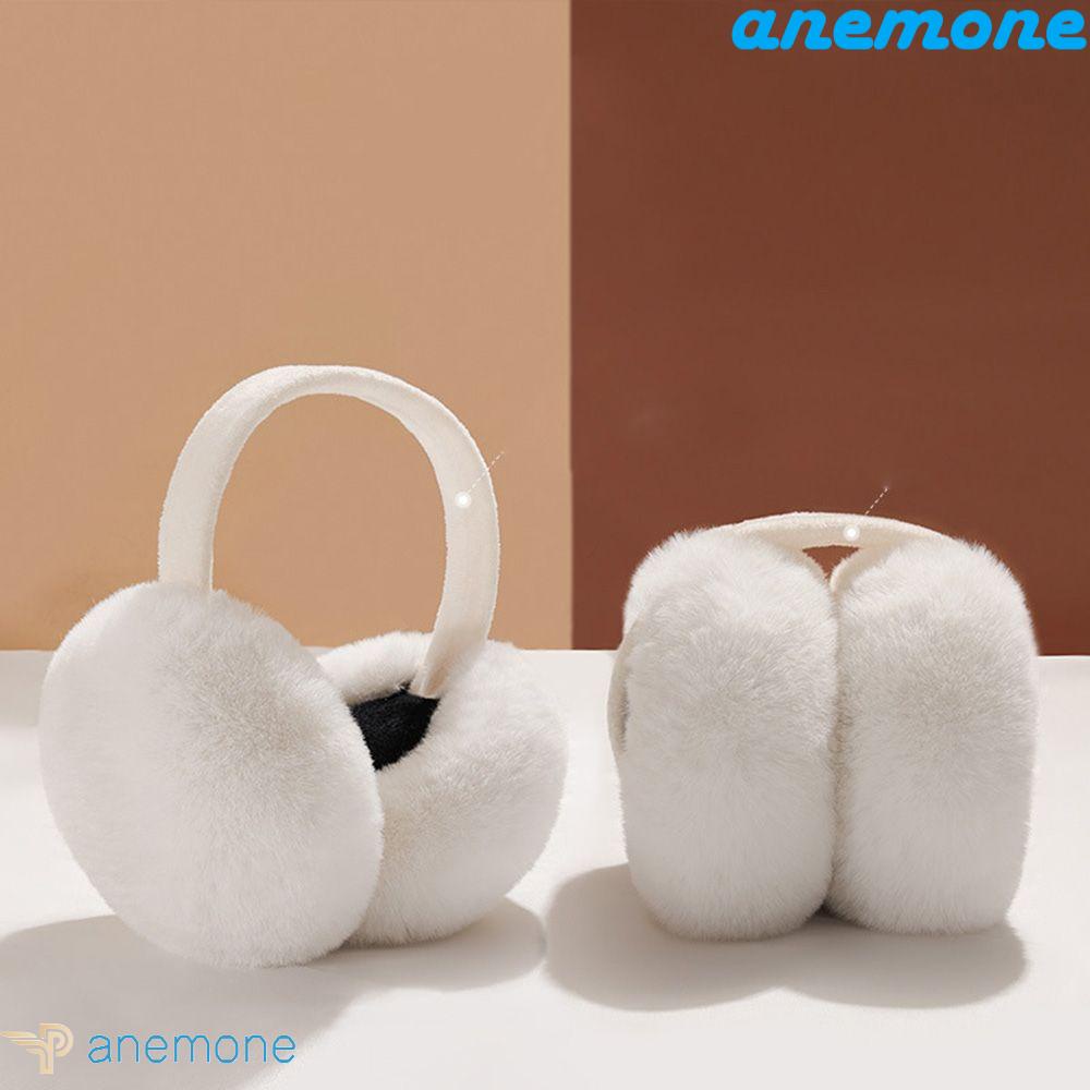 Chụp Tai Giữ Ấm Bằng Vải Bông Thoải Mái Chống Nhăn Cho Nữ