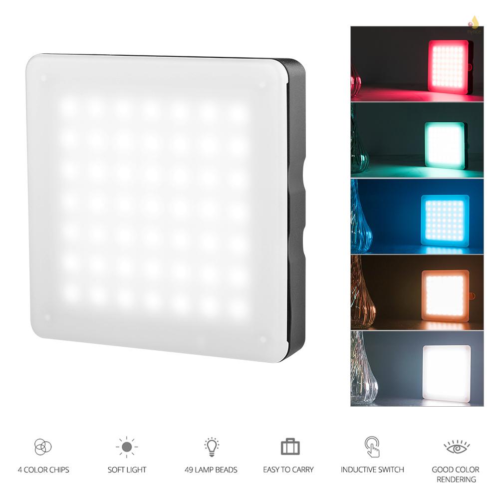 Đèn LED Trợ Sáng Cảm Ứng Andoer LED49 6500K 700mAh 5W Hỗ Trợ Quay Video / Phát Trực Tiếp