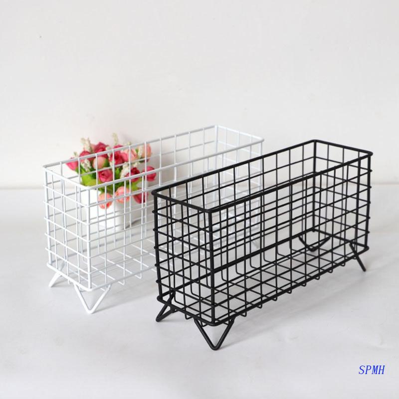 Hộp Đựng Đồ Trang Điểm / Cà Phê Bằng Sắt Để Bàn Tiện Dụng Ốp