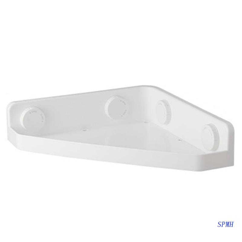 Kệ Nhựa Gắn Góc Tường Đựng Đồ Dùng Nhà Tắm Tiện Dụng