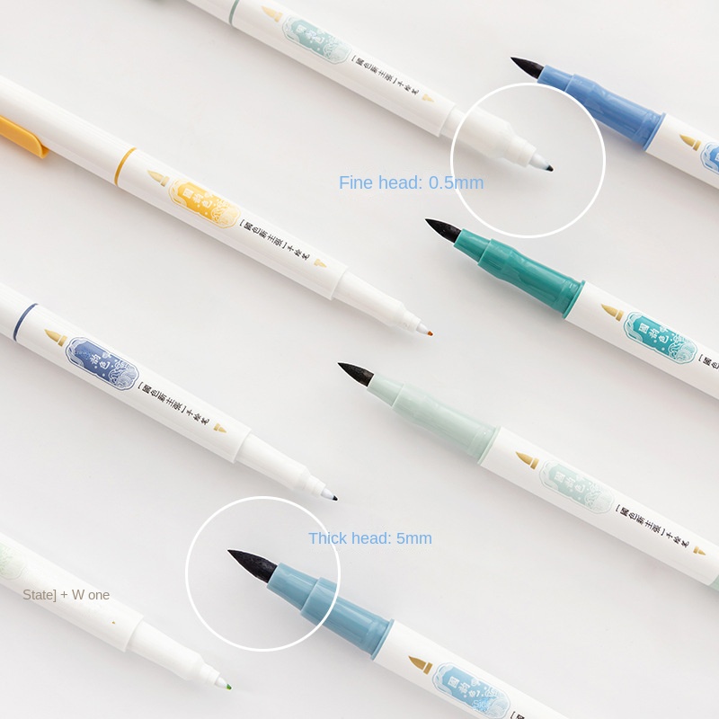 Set 4 Bút Đánh Dấu Hai Đầu Nhiều Màu Sắc