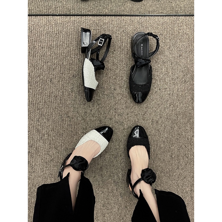 Giày Búp Bê Mary Jane Thời Trang Xuân Hè 2023 Phong Cách Mới Cho Nữ