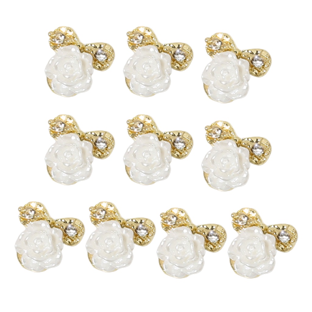 Bộ 10 Miếng Dán Móng Tay Lấp Lánh DIY