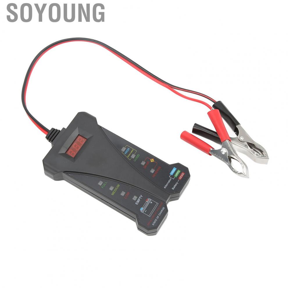 Soyoung  Tester Automobile Analyzer Over Voltage Protection 4V-20V Range High Accuracy for 12V Car