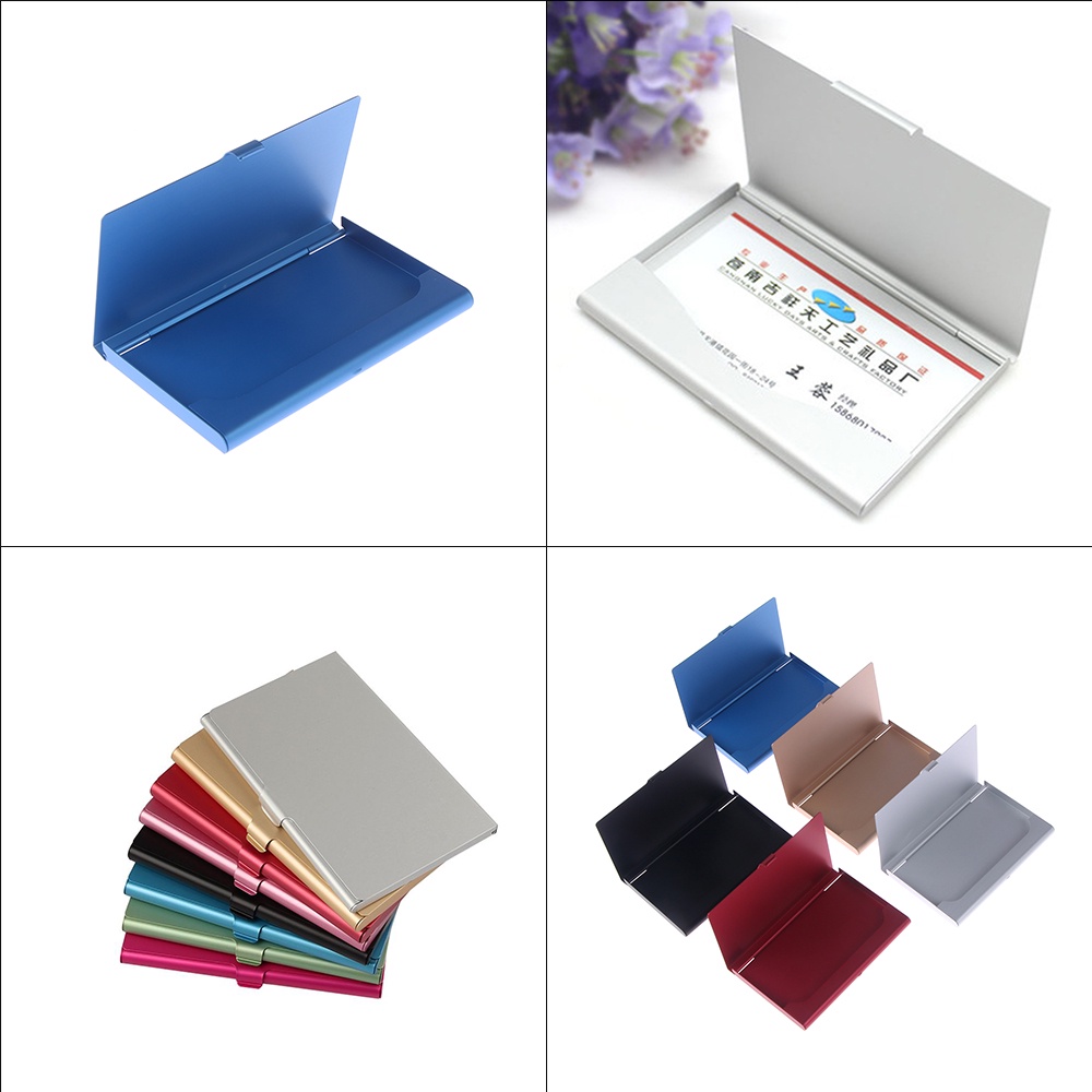 Hộp Nhôm Đựng Thẻ Tín Dụng / Danh Thiếp Sáng Tạo Giá Đỡ