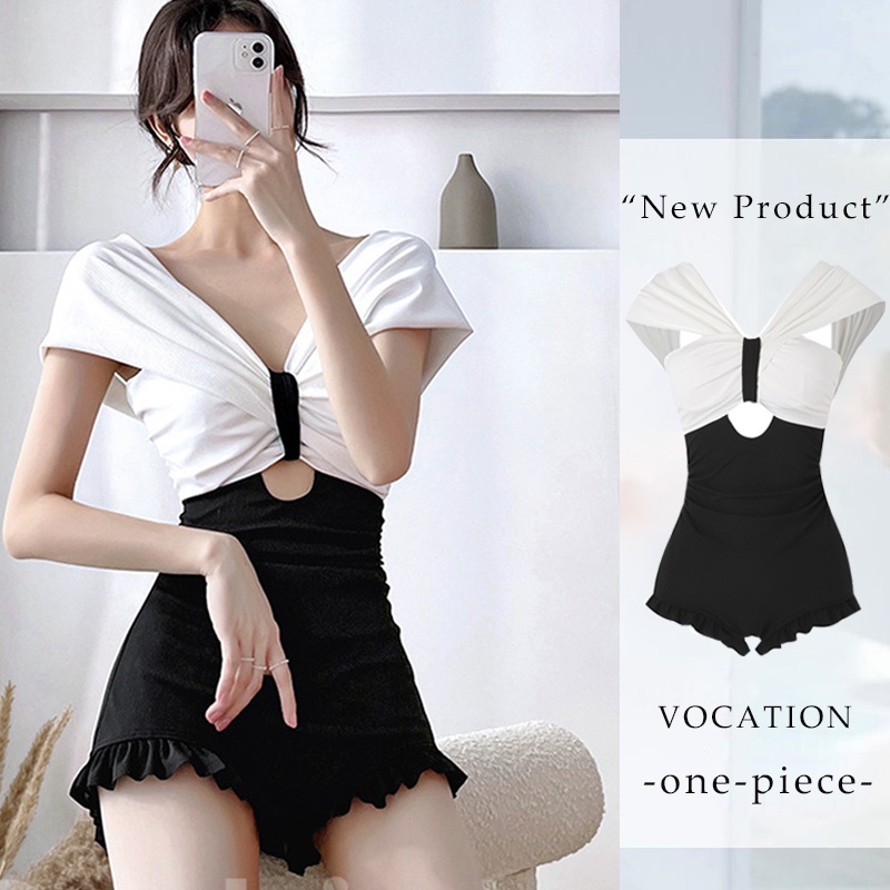 Bộ Đồ Bơi Một Mảnh Ôm Dáng Thời Trang Hàn Quốc Gợi Cảm Cho Nữ