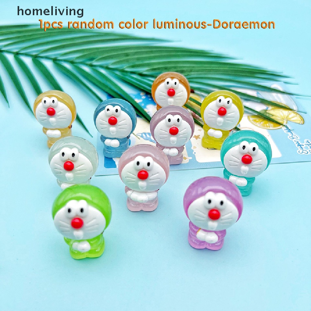 1 Tượng Nhân Vật Hoạt Hình Mini Bằng Nhựa Phát Quang Trang Trí Tiểu Cảnh DIY