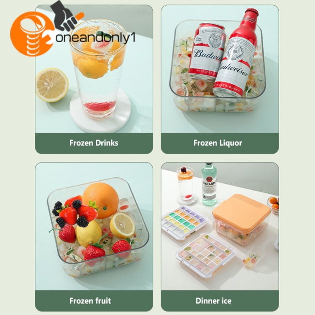 Khuôn Làm Đá Hai Lớp Sức Chứa Lớn Dễ Tháo Gỡ Cho Cocktail Whisky Coffee