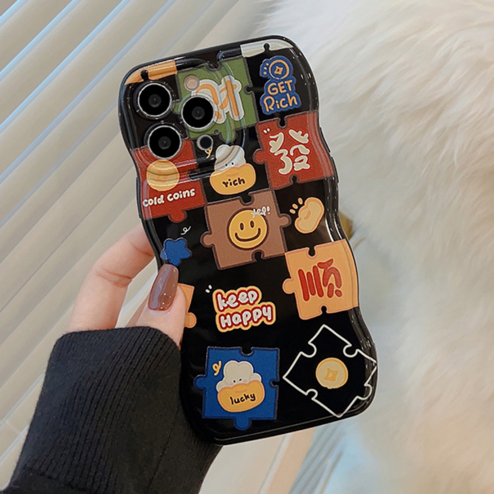 Ốp Điện Thoại TPU Mềm Chống Sốc Họa Tiết Mặt Cười Cho IPhone 11 12 13 14 Pro Max