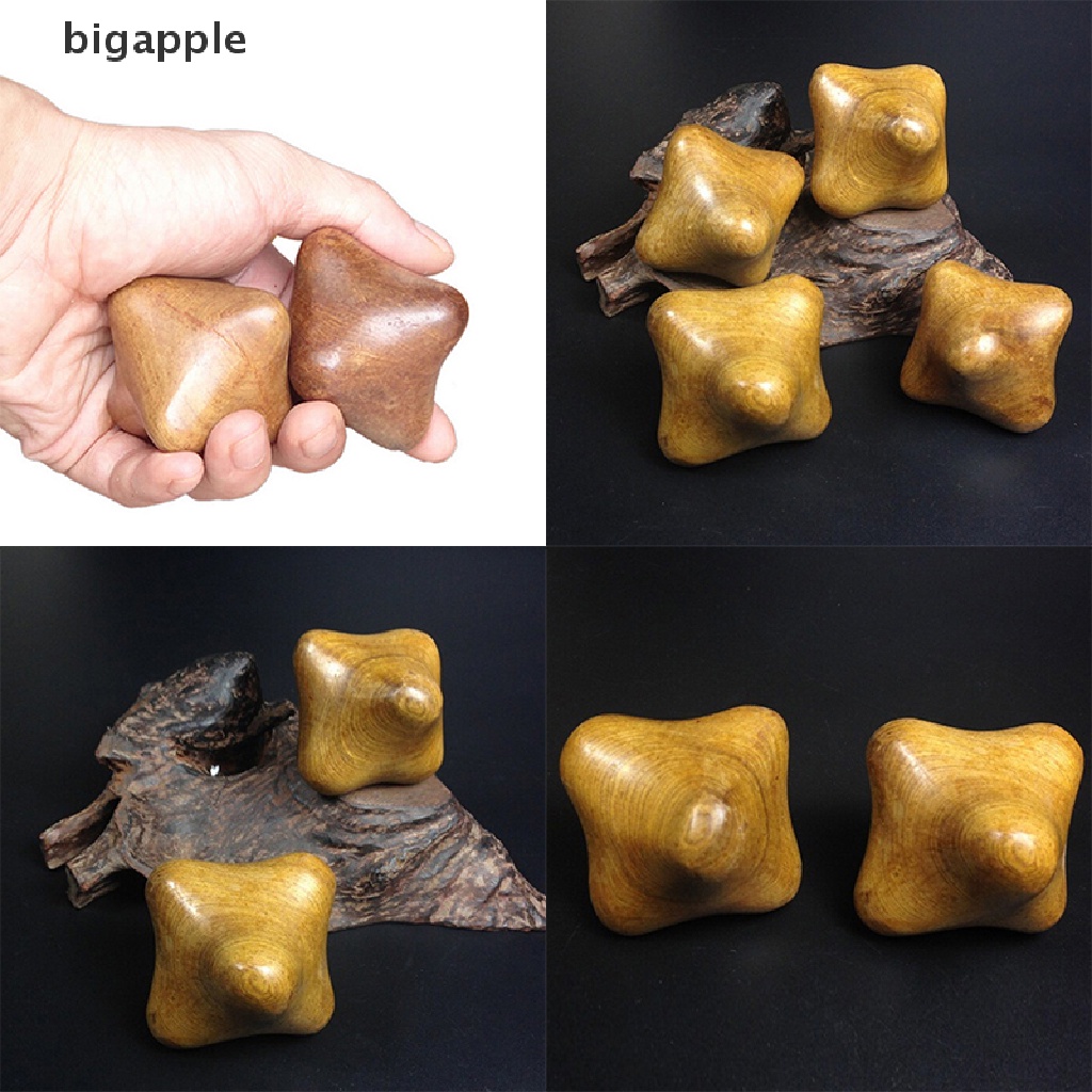 Set 2 Dụng Cụ Mát Xa Tay Bấm Huyệt Bằng Gỗ Tiện Dụng