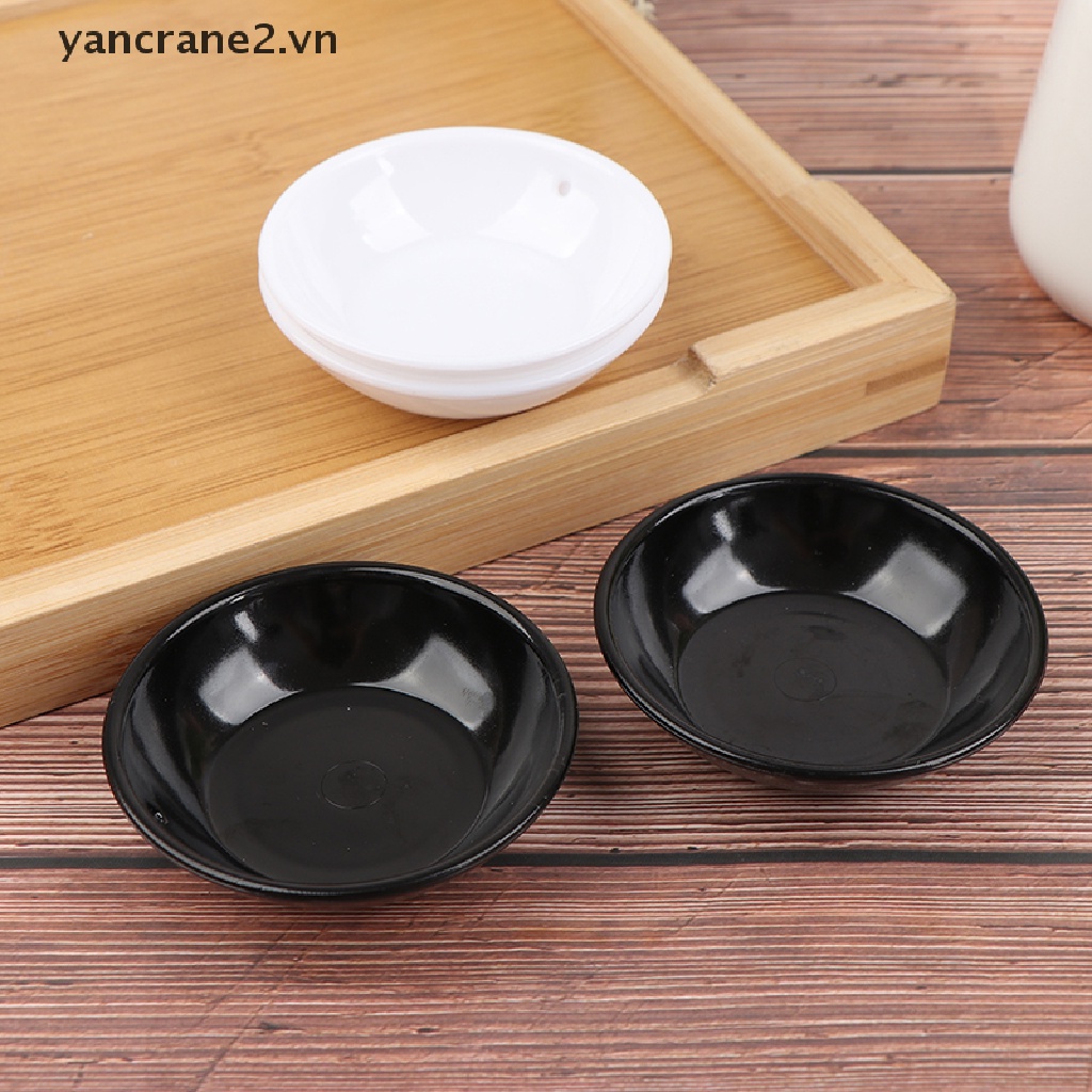 Set 2 Chén Dĩa Tròn Tỉ Lệ 1 / 6 Cho Nhà Búp Bê