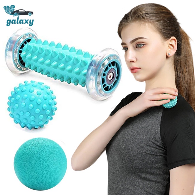Galaxy Bóng Lăn Mát Xa Cơ Chân / Tay / Lưng Di Động Hỗ Trợ Luyện Tập Yoga