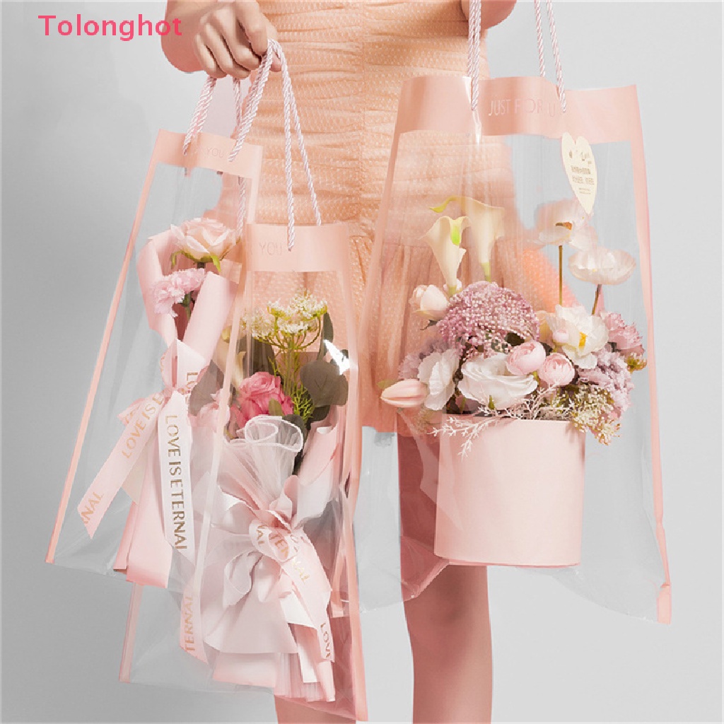 Set 10 Túi Đựng Hoa Trong Suốt Dùng Để Trang Trí