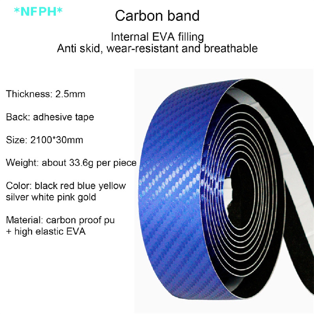 Băng Quấn Tay Lái Xe Đạp Bằng EVA PU Chống Rung Kèm 2 Nút Cắm Mới