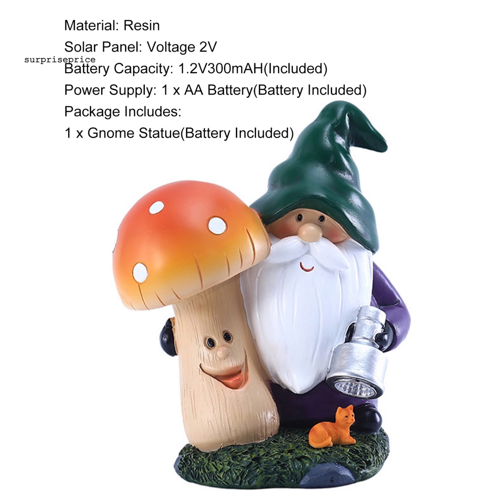 Đồ trang trí Chú Lùn Bằng Nhựa Resin Để Bàn Trang Trí