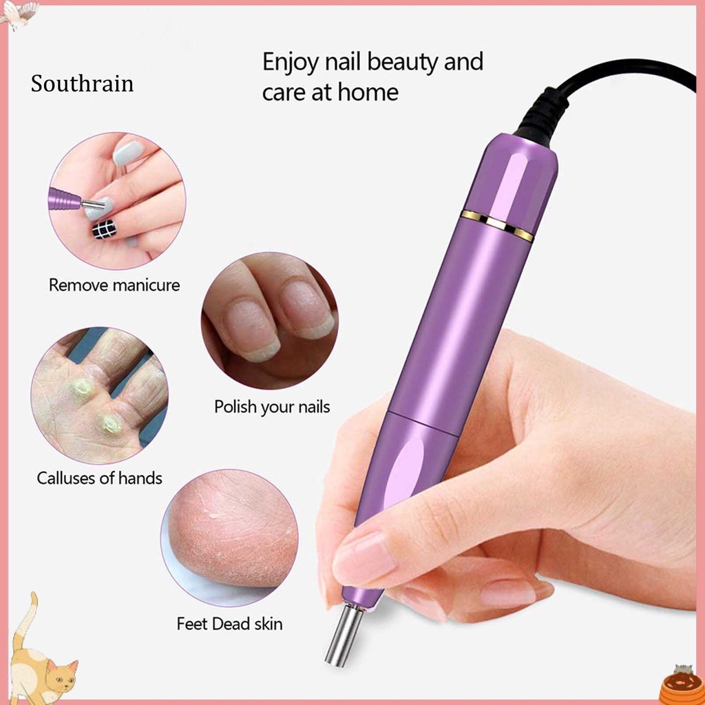 Máy Mài Móng Tốc Độ Cao Bằng Hợp Kim Nhôm Chuyên Dụng Cho Salon