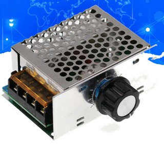 4000W 220V SCR Voltage Regulator Motor Speed Controller Dimming Thermostat
