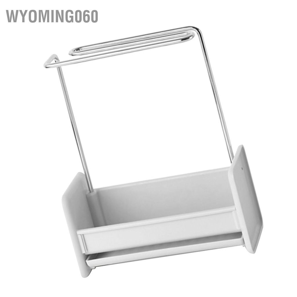 Wyoming060 Bát đĩa Giá treo khăn bằng thép không gỉ PP Có thể tháo rời Đáy rỗng Móc rửa chén cho Nhà bếp Bọt biển Thép Len