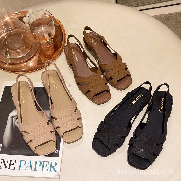 Giày Sandal Đế  Thời Trang Mùa Hè Dành Cho Nữ