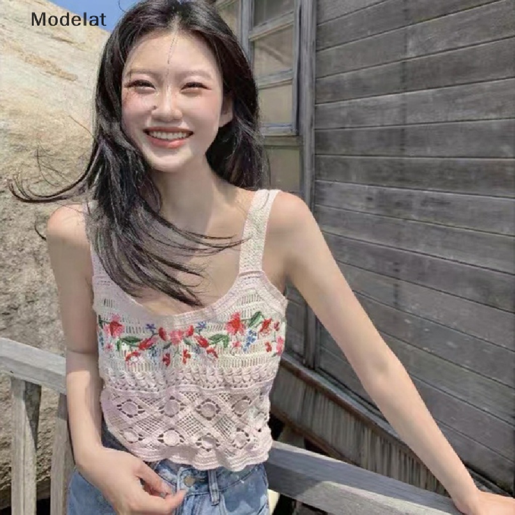 Áo Dệt Kim Sát Nách Dáng Rộng Thêu Họa Tiết Phong Cách Bohemia Thời Trang Mùa Hè Cho Nữ