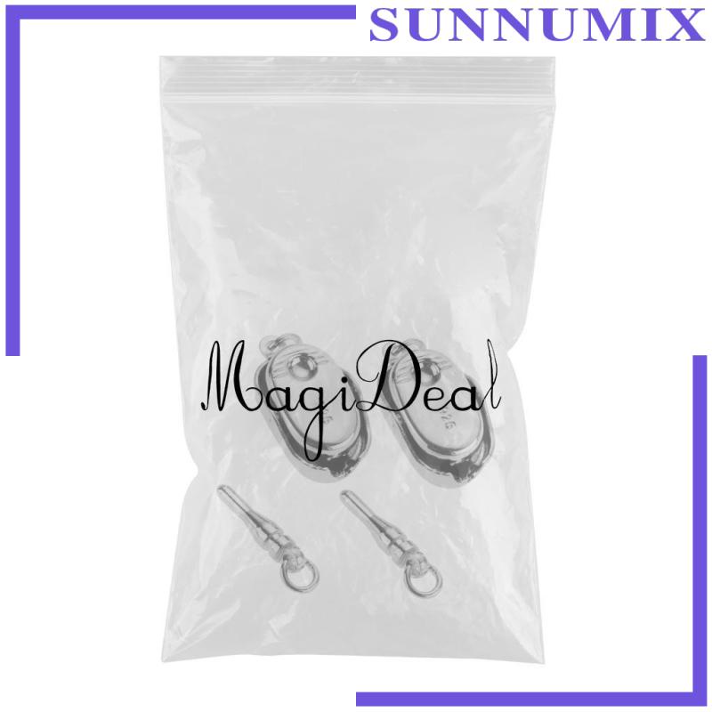 Set 2 Móc Cài Mạ Bạc 925 Dùng Làm Trang Sức Thời Trang